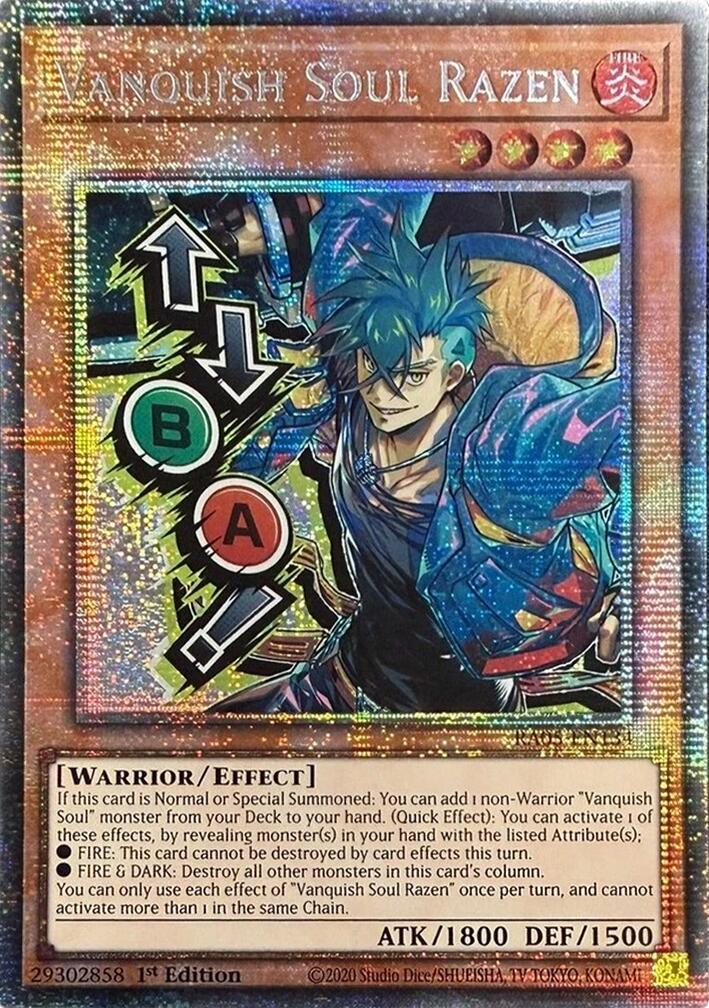 Vanquish Soul Razen (Starlight Rare) (Stamp) [RA05-EN134] Starlight Rare | Exor Games Truro