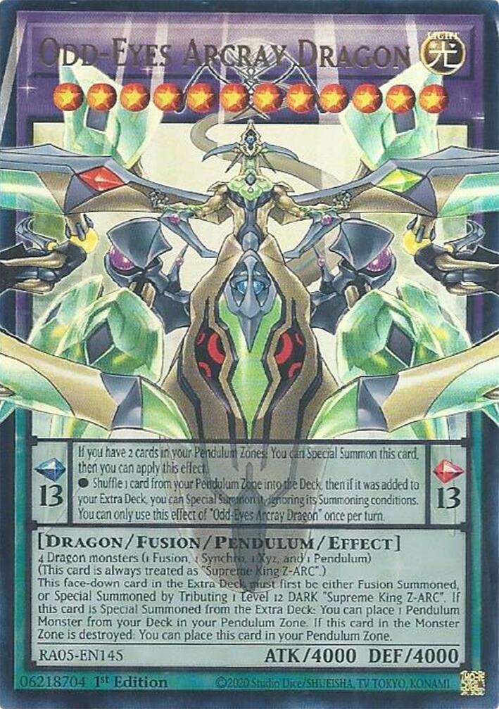 Odd-Eyes Arcray Dragon [RA05-EN145] Ultra Rare | Exor Games Truro
