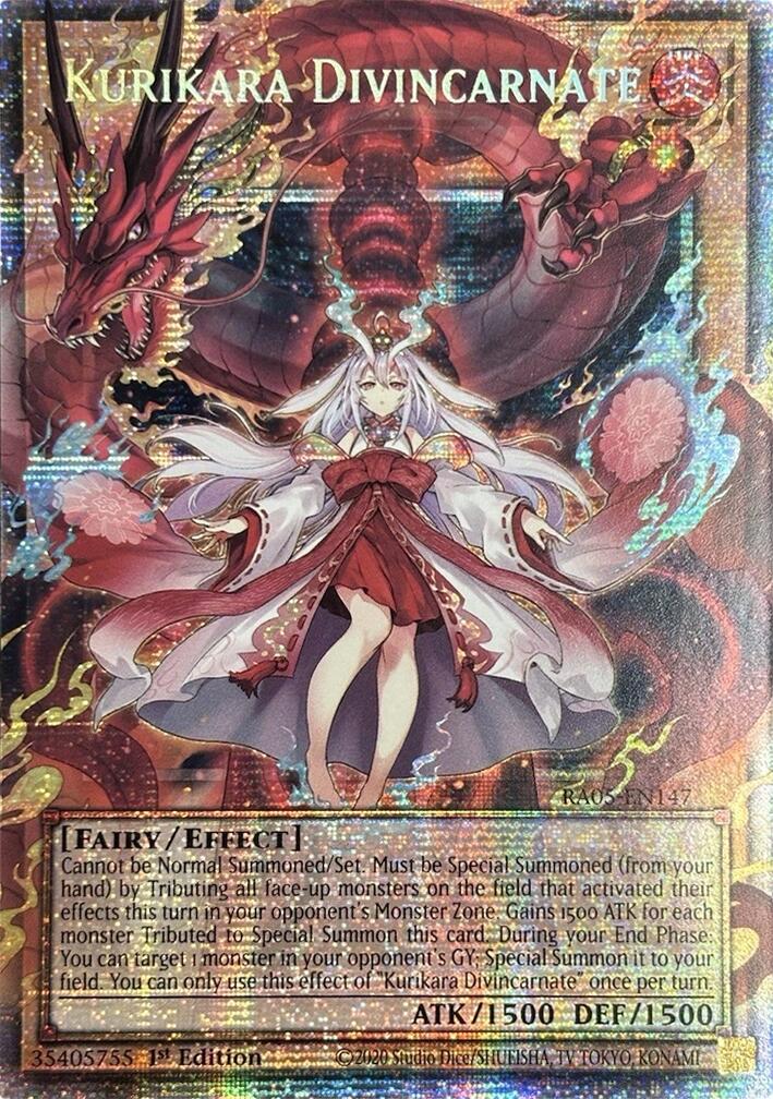 Kurikara Divincarnate (Starlight Rare) [RA05-EN147] Starlight Rare | Exor Games Truro