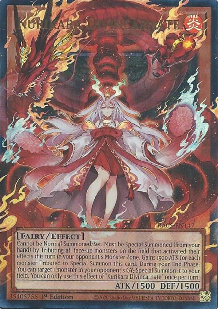 Kurikara Divincarnate [RA05-EN147] Ultra Rare | Exor Games Truro