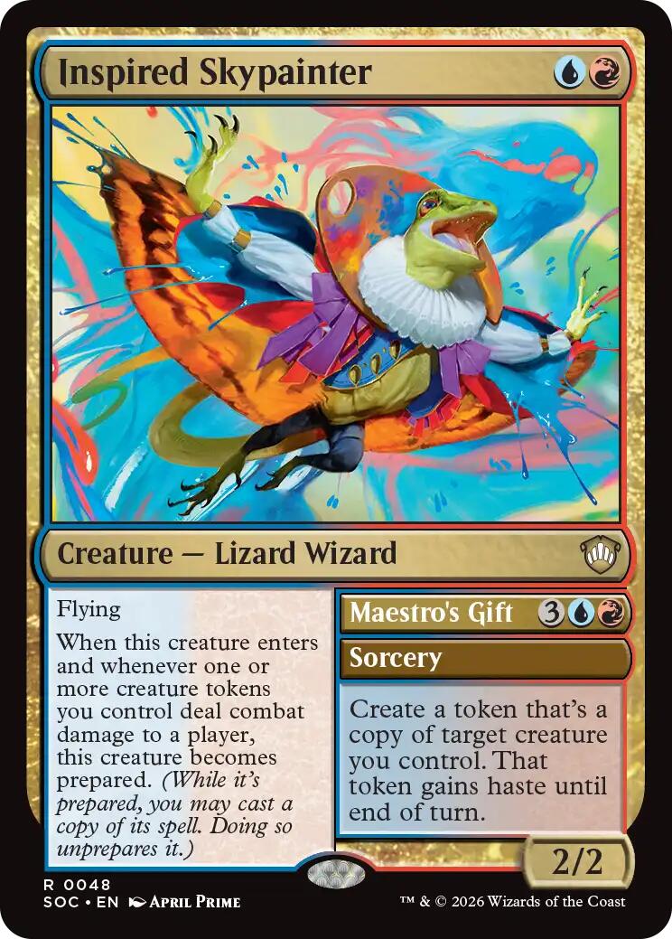 Inspired Skypainter [Secrets of Strixhaven Commander] | Exor Games Truro