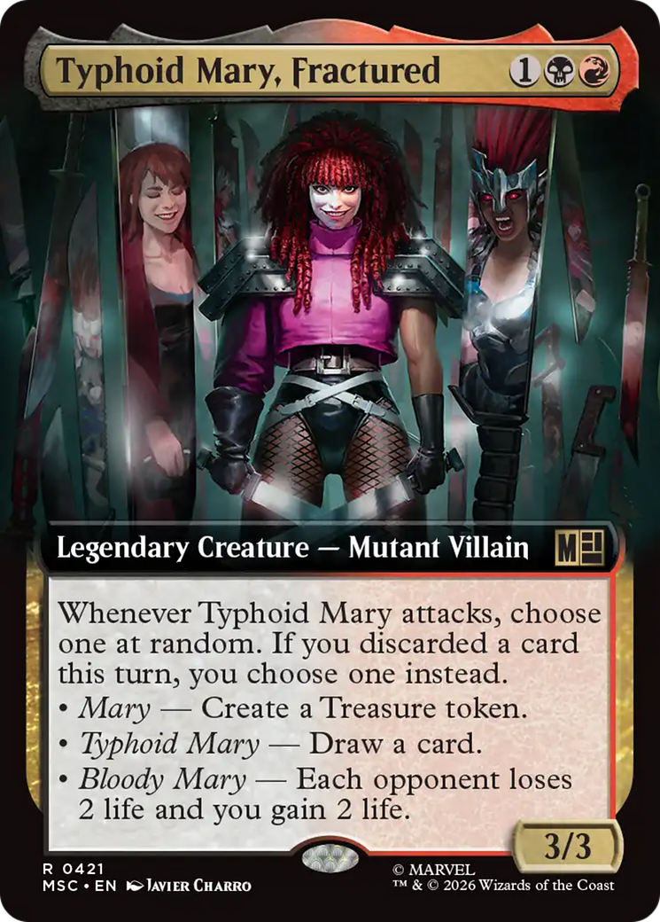 Typhoid Mary, Fractured (Extended Art) [Marvel Super Heroes Commander] | Exor Games Truro