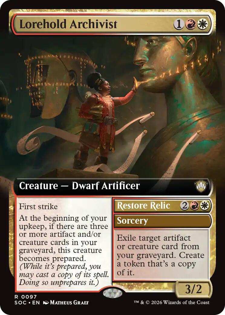 Lorehold Archivist (Extended Art) [Secrets of Strixhaven Commander] | Exor Games Truro