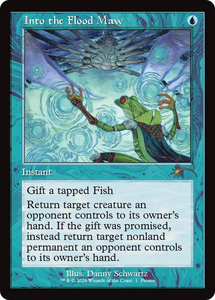 Into the Flood Maw (Retro Frame) [Wizards Play Network 2026] | Exor Games Truro