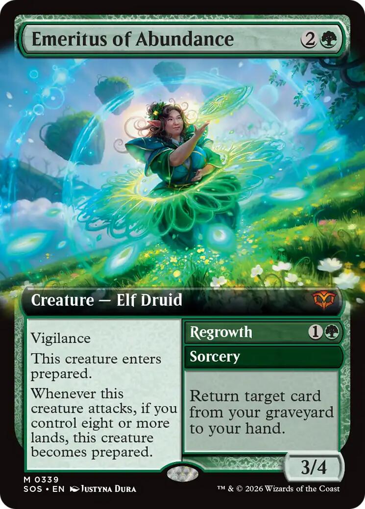 Emeritus of Abundance (Extended Art) [Secrets of Strixhaven] | Exor Games Truro