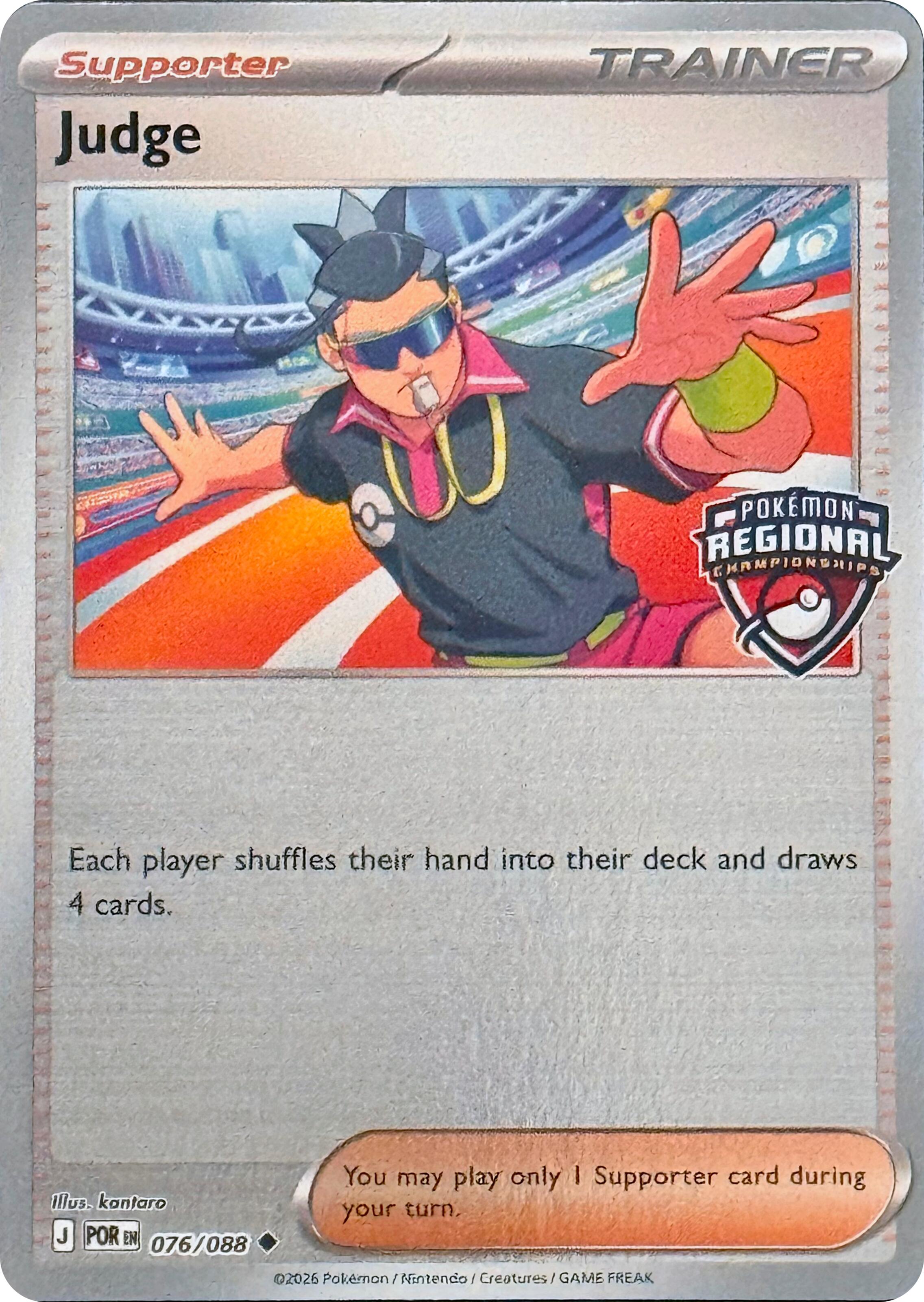 Judge (076/088) (Regional Championships) [League & Championship Cards] | Exor Games Truro