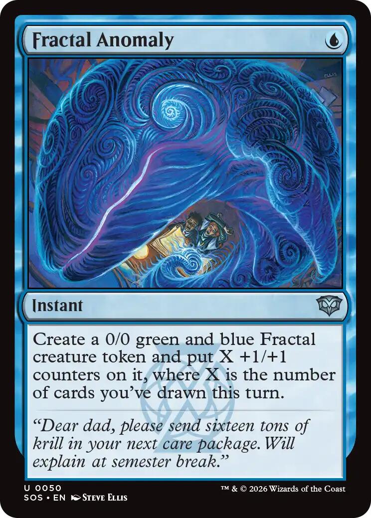 Fractal Anomaly [Secrets of Strixhaven] | Exor Games Truro