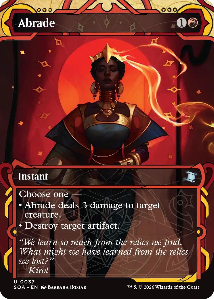 Abrade [Secrets of Strixhaven: Mystical Archive] | Exor Games Truro