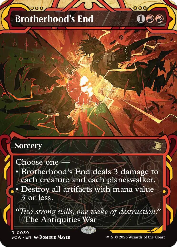 Brotherhood's End [Secrets of Strixhaven: Mystical Archive] | Exor Games Truro