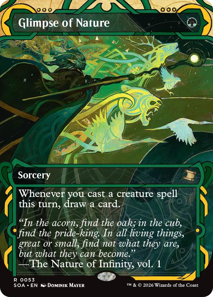 Glimpse of Nature [Secrets of Strixhaven: Mystical Archive] | Exor Games Truro