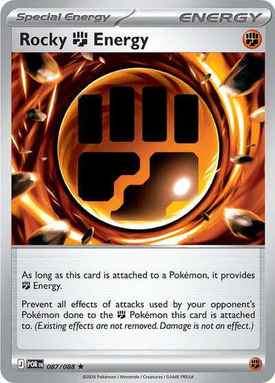 Rocky Fighting Energy (087/088) (Deck Exclusive) [Mega Evolution: Perfect Order] | Exor Games Truro