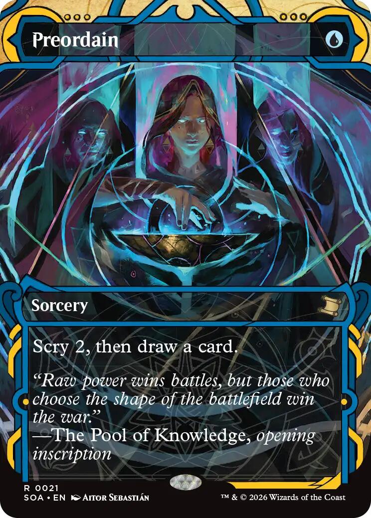Preordain [Secrets of Strixhaven: Mystical Archive] | Exor Games Truro