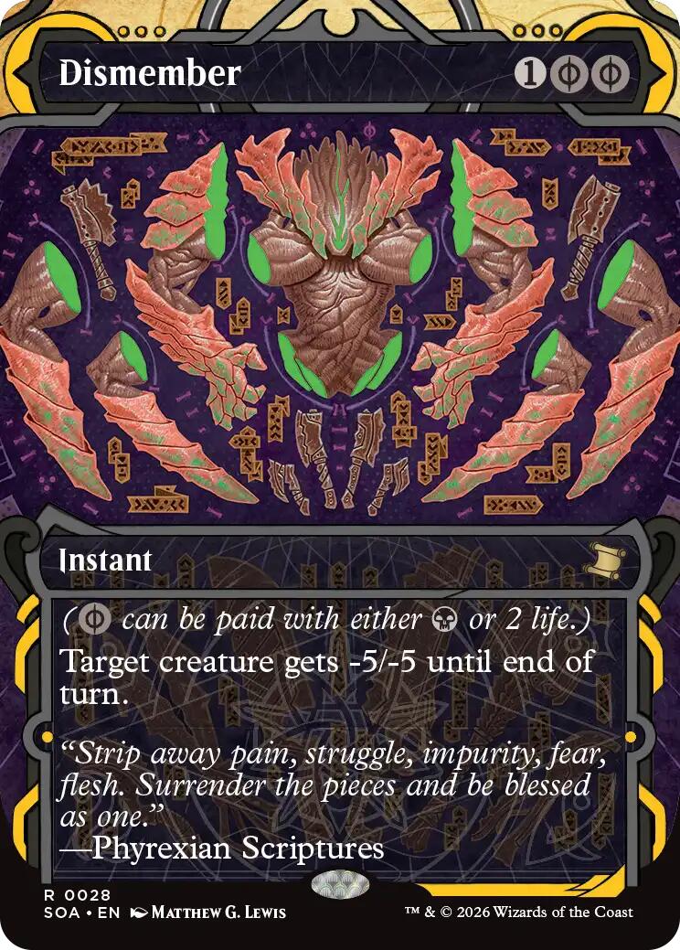 Dismember [Secrets of Strixhaven: Mystical Archive] | Exor Games Truro