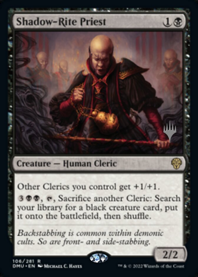 Shadow-Rite Priest (Promo Pack) [Dominaria United Promos] | Exor Games Truro