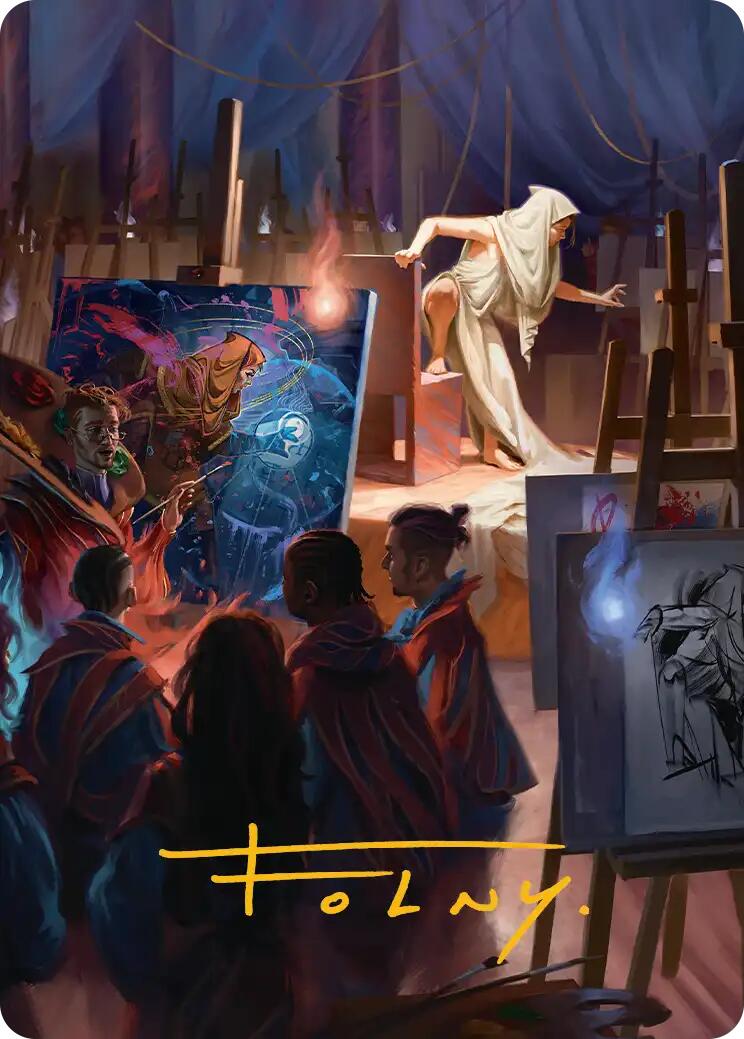 Archaeomancer Art Card (Gold-Stamped Signature) [Secrets of Strixhaven Art Series] | Exor Games Truro