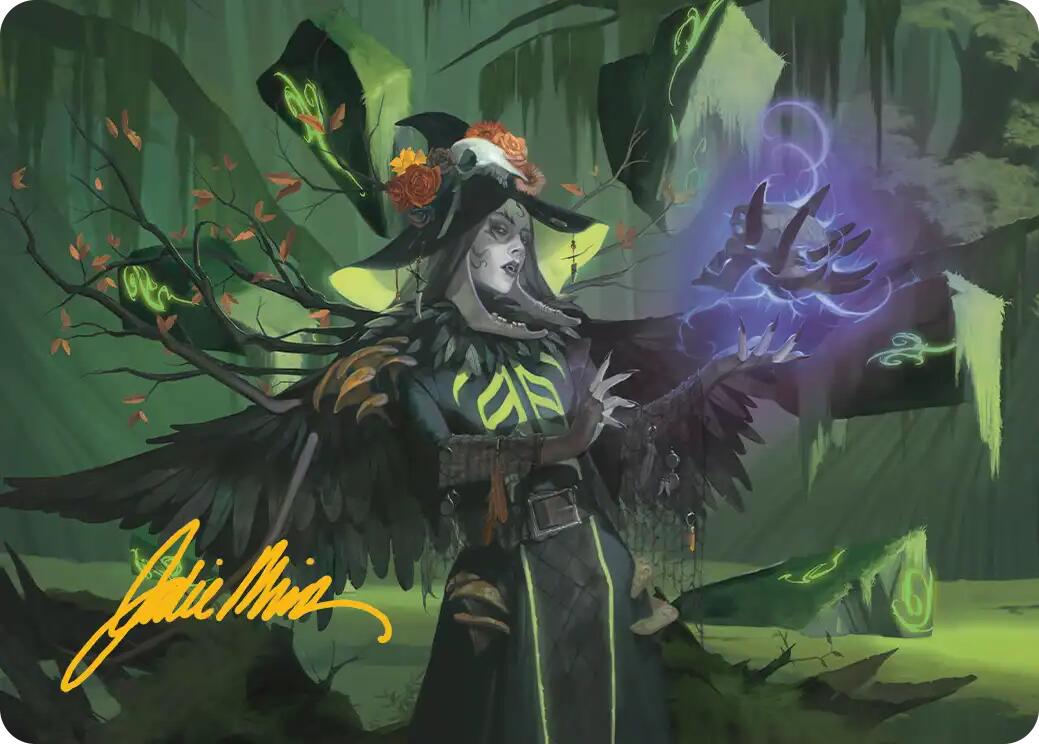 Emeritus of Woe Art Card (Gold-Stamped Signature) [Secrets of Strixhaven Art Series] | Exor Games Truro