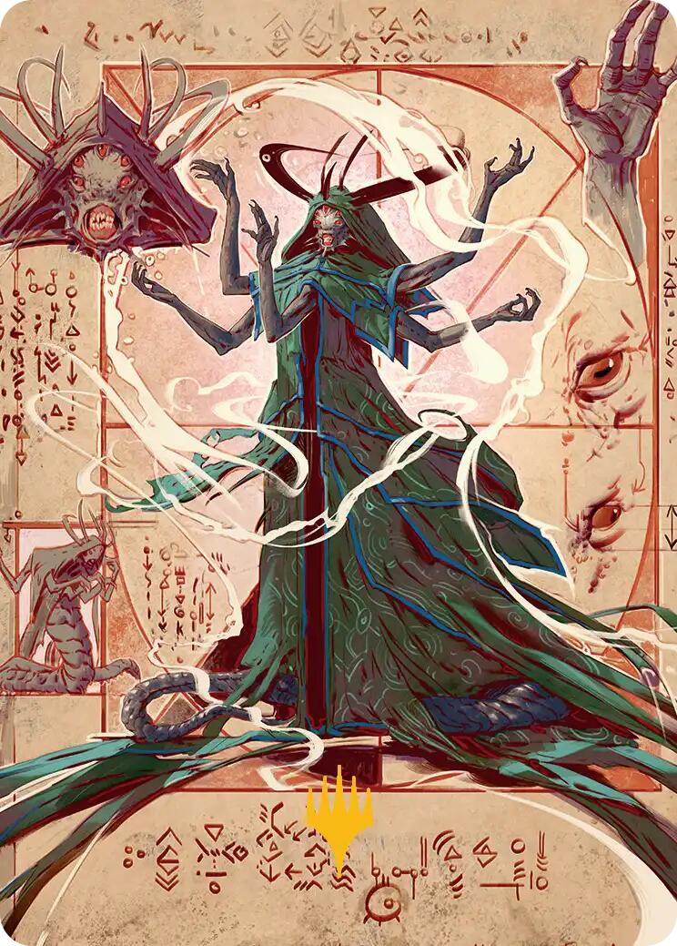 Tragedy Feaster Art Card (Gold-Stamped Planeswalker Symbol) [Secrets of Strixhaven Art Series] | Exor Games Truro