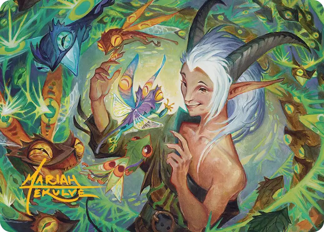 Lumaret's Favor Art Card (Gold-Stamped Signature) [Secrets of Strixhaven Art Series] | Exor Games Truro