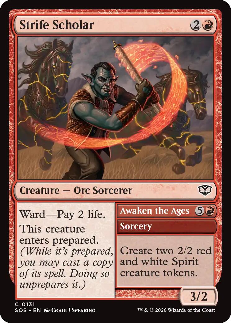Strife Scholar [Secrets of Strixhaven] | Exor Games Truro