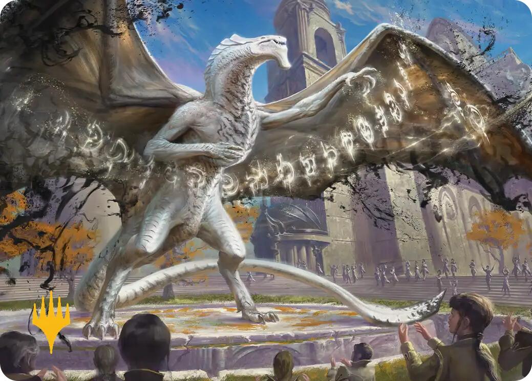 Silverquill, the Disputant Art Card (Gold-Stamped Planeswalker Symbol) [Secrets of Strixhaven Art Series] | Exor Games Truro