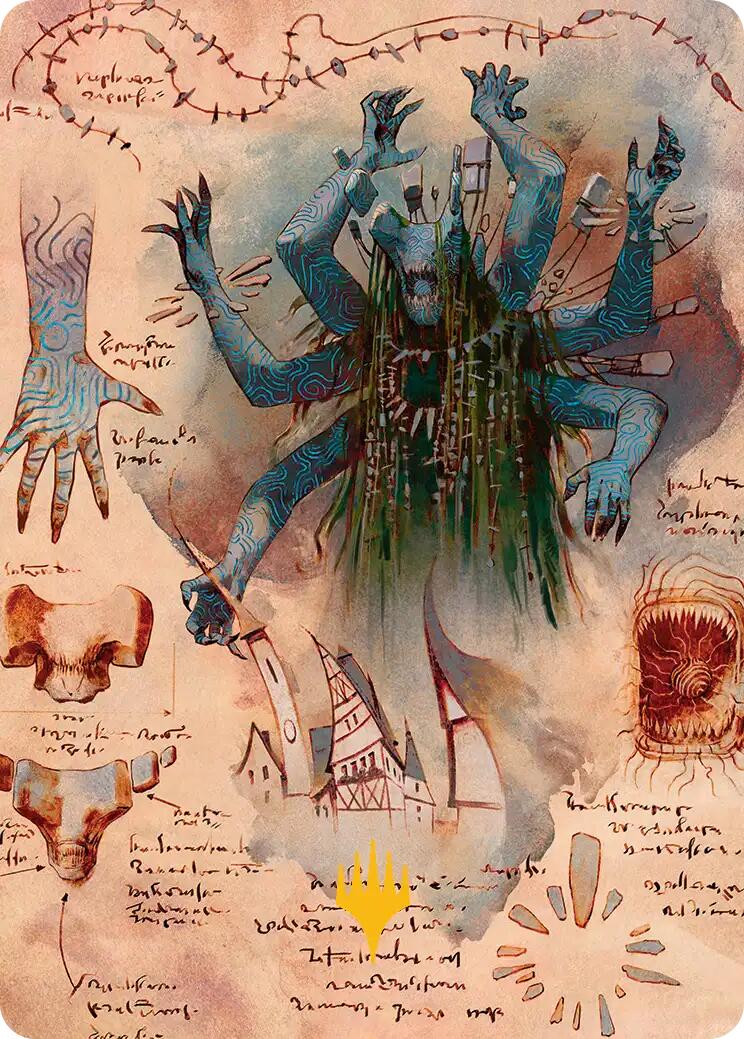 The Dawning Archaic Art Card (Gold-Stamped Planeswalker Symbol) [Secrets of Strixhaven Art Series] | Exor Games Truro