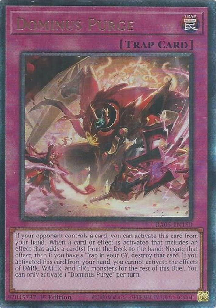 Dominus Purge (Ultimate Rare) [RA05-EN150] Ultimate Rare | Exor Games Truro