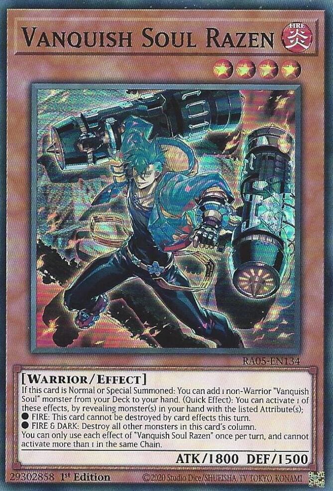 Vanquish Soul Razen [RA05-EN134] Super Rare | Exor Games Truro