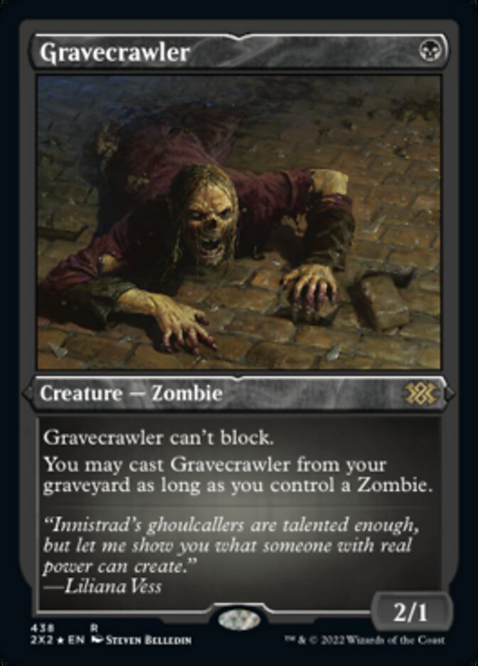 Gravecrawler (Foil Etched) [Double Masters 2022] | Exor Games Truro