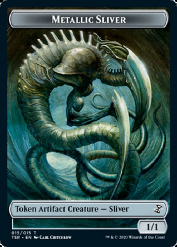 Metallic Sliver Token [Time Spiral Remastered Tokens] | Exor Games Truro