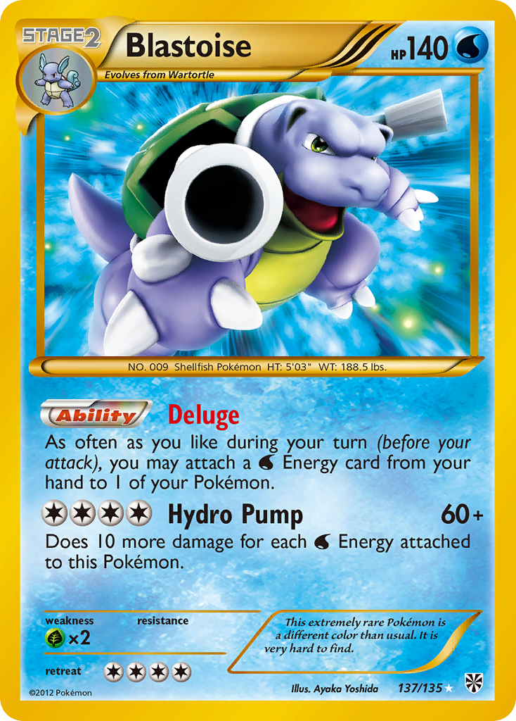 Blastoise (137/135) [Black & White: Plasma Storm] | Exor Games Truro