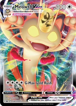 Meowth VMAX (SWSH005) [Sword & Shield: Black Star Promos] | Exor Games Truro