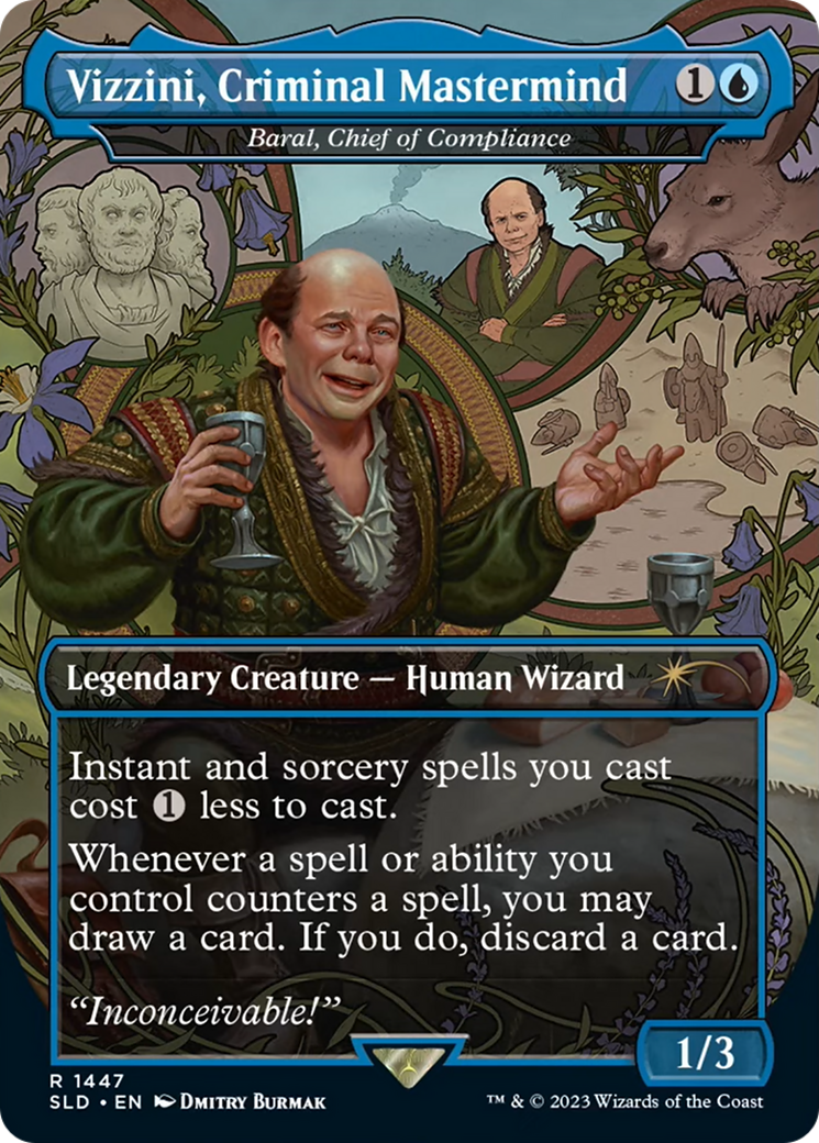 Vizzini, Criminal Mastermind - Baral, Chief of Compliance [Secret Lair Drop Series] | Exor Games Truro