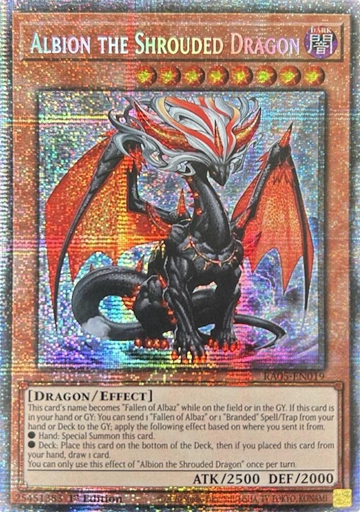 Albion the Shrouded Dragon (Starlight Rare) [RA05-EN019] Starlight Rare | Exor Games Truro