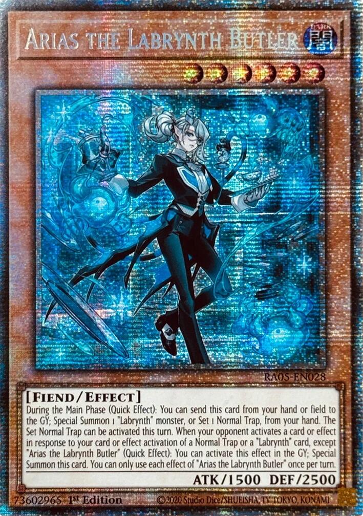 Arias the Labrynth Butler (Starlight Rare) [RA05-EN028] Starlight Rare | Exor Games Truro