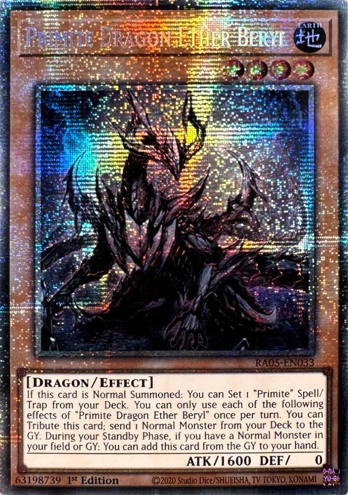 Primite Dragon Ether Beryl (Starlight Rare) [RA05-EN033] Starlight Rare | Exor Games Truro