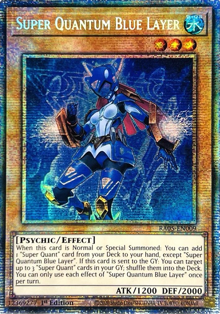 Super Quantum Blue Layer (Starlight Rare) [RA05-EN009] Starlight Rare | Exor Games Truro