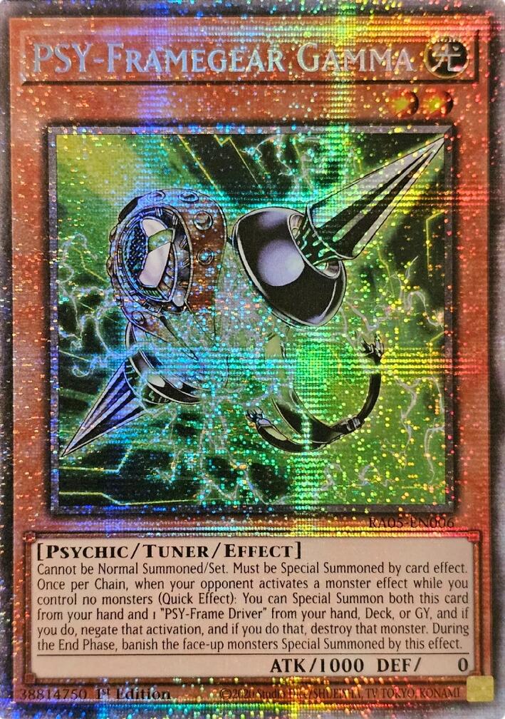 PSY-Framegear Gamma (Starlight Rare) [RA05-EN006] Starlight Rare | Exor Games Truro