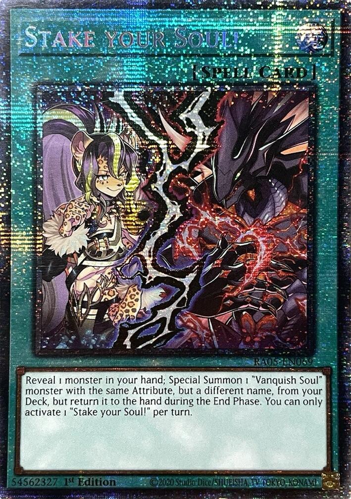 Stake your Soul! (Starlight Rare) [RA05-EN069] Starlight Rare | Exor Games Truro