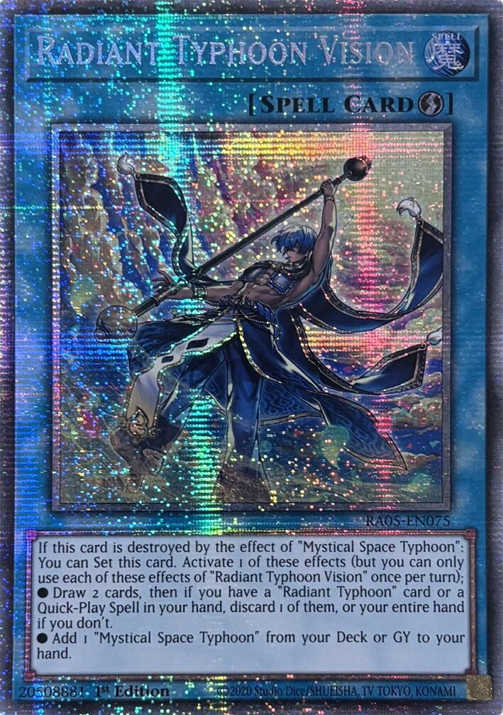 Radiant Typhoon Vision (Starlight Rare) [RA05-EN075] Starlight Rare | Exor Games Truro