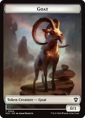 Goat // Fungus Beast Double-Sided Token [Secrets of Strixhaven Commander Tokens] | Exor Games Truro