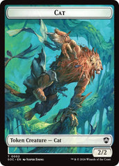 Cat // Inkling (0022) Double-Sided Token [Secrets of Strixhaven Commander Tokens] | Exor Games Truro