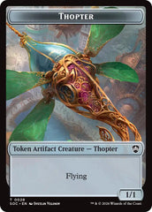 Thopter // Fractal (0004) Double-Sided Token [Secrets of Strixhaven Commander Tokens] | Exor Games Truro