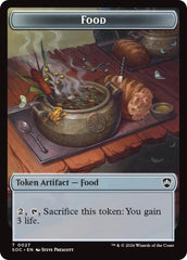 Food // Frog Lizard Double-Sided Token [Secrets of Strixhaven Commander Tokens] | Exor Games Truro
