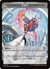 Copy // Spirit (0010) Double-Sided Token [Secrets of Strixhaven Tokens] | Exor Games Truro