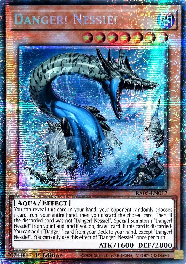 Danger! Nessie! (Starlight Rare) [RA05-EN012] Starlight Rare | Exor Games Truro