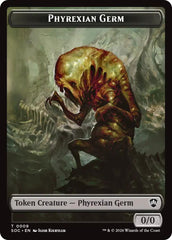 Phyrexian Germ // Thopter Double-Sided Token [Secrets of Strixhaven Commander Tokens] | Exor Games Truro