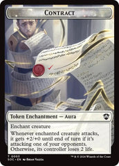 Contract // Pegasus Double-Sided Token [Secrets of Strixhaven Commander Tokens] | Exor Games Truro