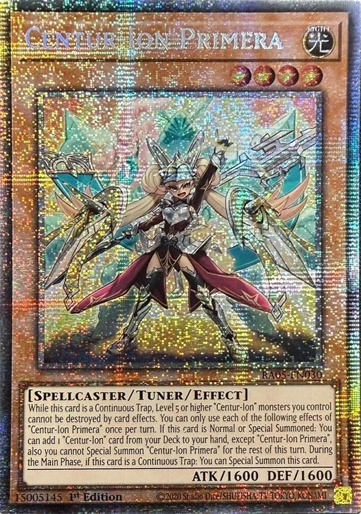 Centur-Ion Primera (Starlight Rare) [RA05-EN030] Starlight Rare | Exor Games Truro
