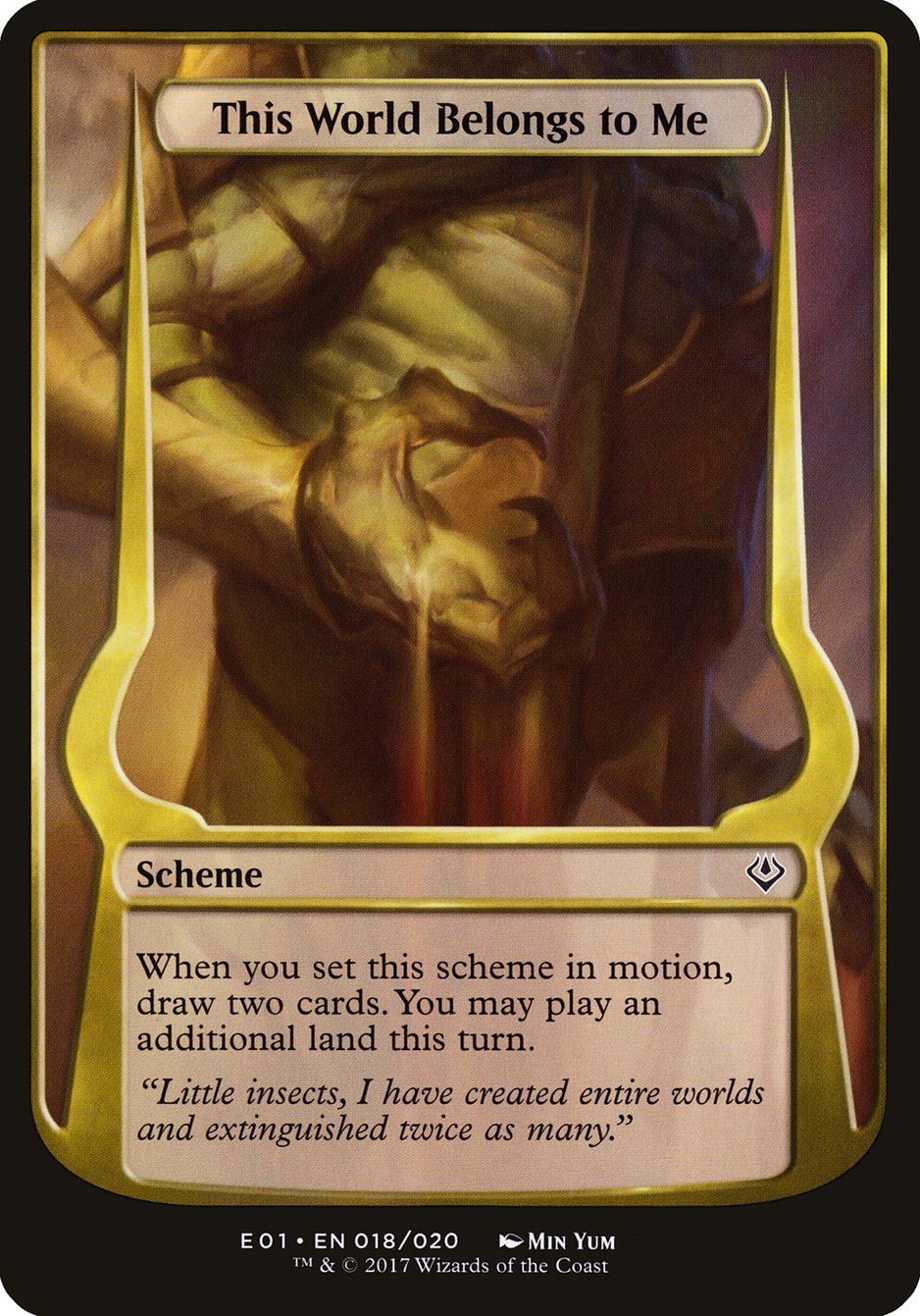 This World Belongs to Me (Schemes) [Archenemy: Nicol Bolas Schemes] | Exor Games Truro