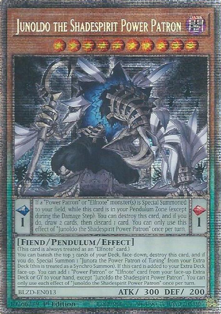 Junoldo the Shadespirit Power Patron (Starlight Rare) [BLZD-EN013] Starlight Rare | Exor Games Truro